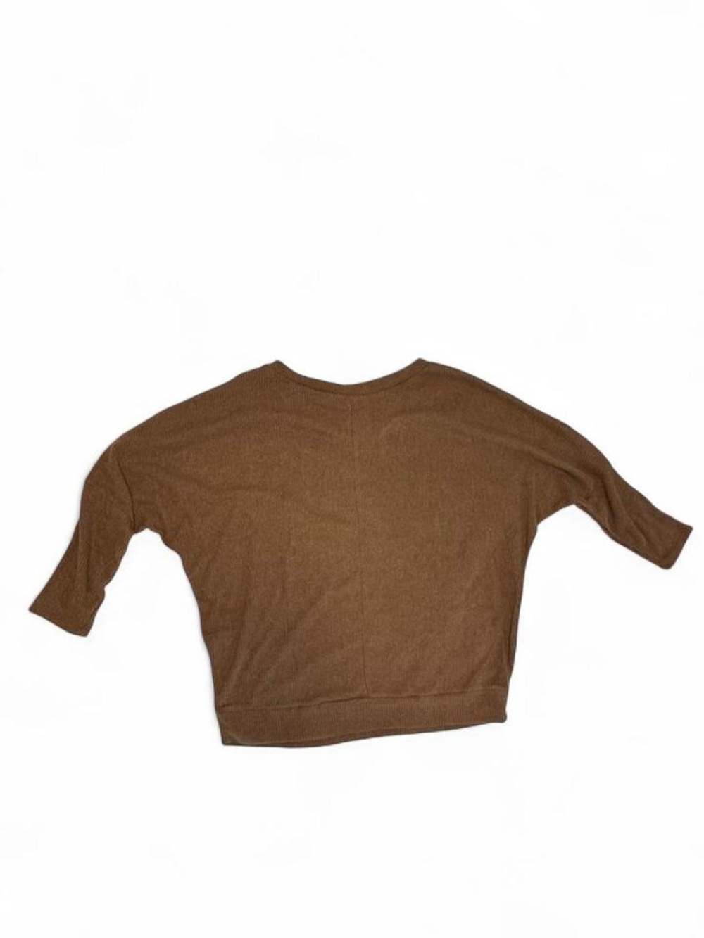 Dear Scarlett XL Brown ribbed knit sweater - Picture 3 of 4